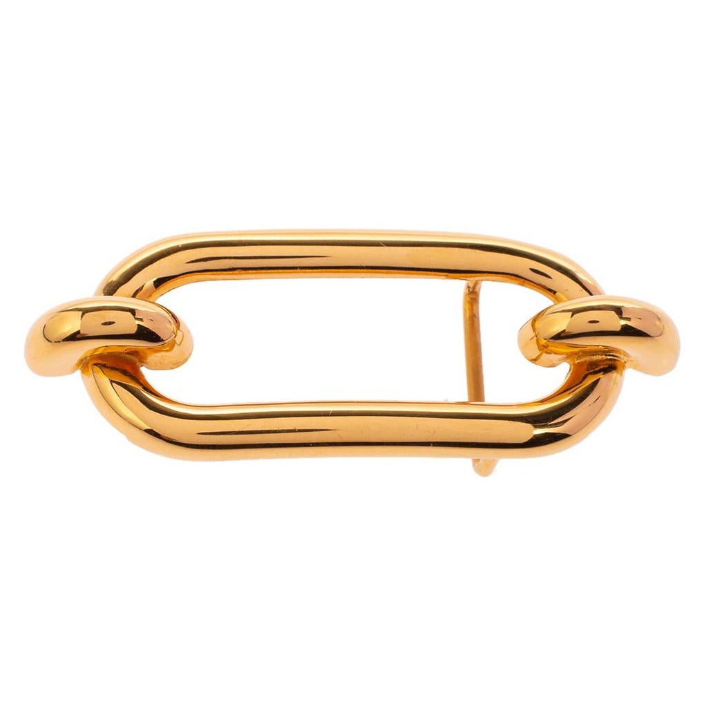 Hermès Vintage Chaine d’Ancre Gold Plated Buckle