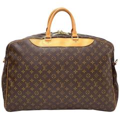 Retro Louis Vuitton Alize 2 Poches Monogram Canvas Travel Bag