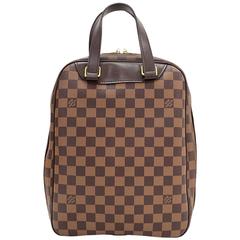 Retro Louis Vuitton Sac Excursion Ebene Damier Canvas Handbag