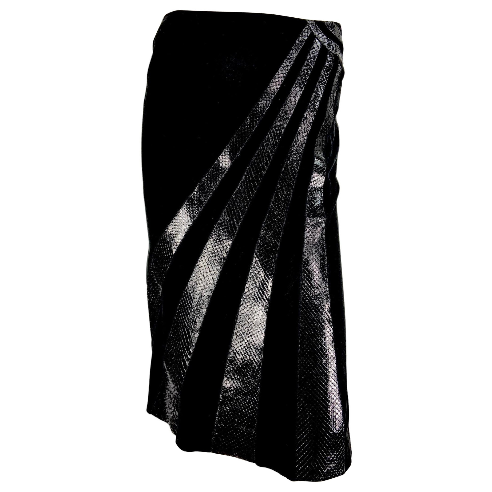 1994 GIANNI VERSACE COUTURE silver Oroton chainmail skirt at 1stDibs