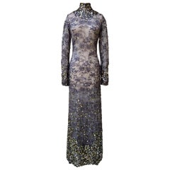 Tom Ford Vestido de fiesta adornado con cristales F/W 2011 Talla 38IT