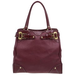 Louis Vuitton Red Suhali Leather Le Majestueux Tote