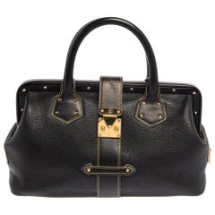 Louis Vuitton Black Suhali Leather Lockit PM Bag at 1stDibs