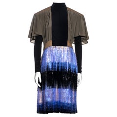 Balenciaga by Nicholas Ghesquire Lurex-Kleid mit Fransen, ss 2012