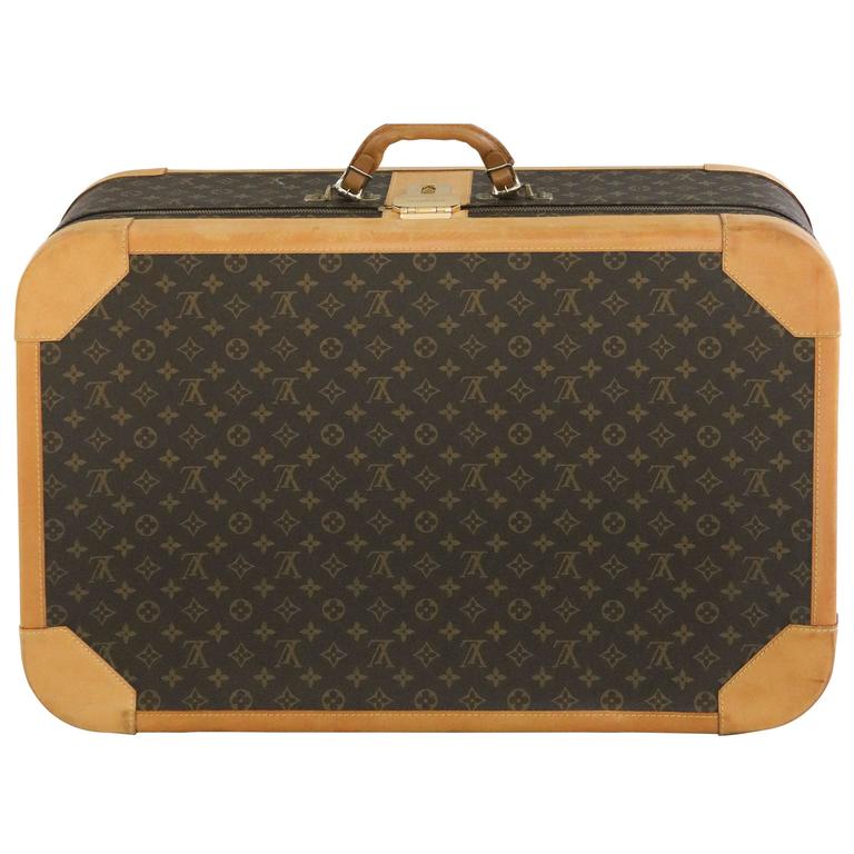 RARE Valise Vintage LOUIS VUITTON Courge Case Keepall Carry On Bagages LV