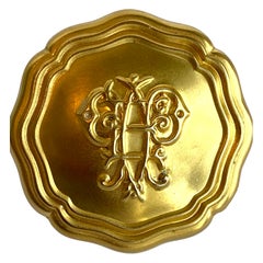 Vintage Emilio Pucci 1980s Medallion Ring