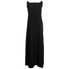 Chanel Vintage Black Dress - 158 For Sale on 1stDibs  chanel black long  dress, 90s chanel black dress, chanel 90s black dress