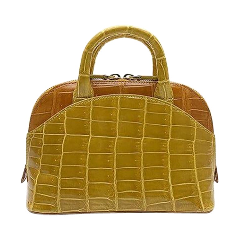 Giòsa Milano Crocodile mini bag size Unique