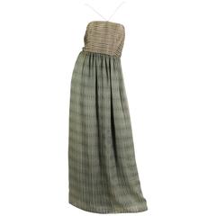 Bill Blass Backless Silk Dress 7