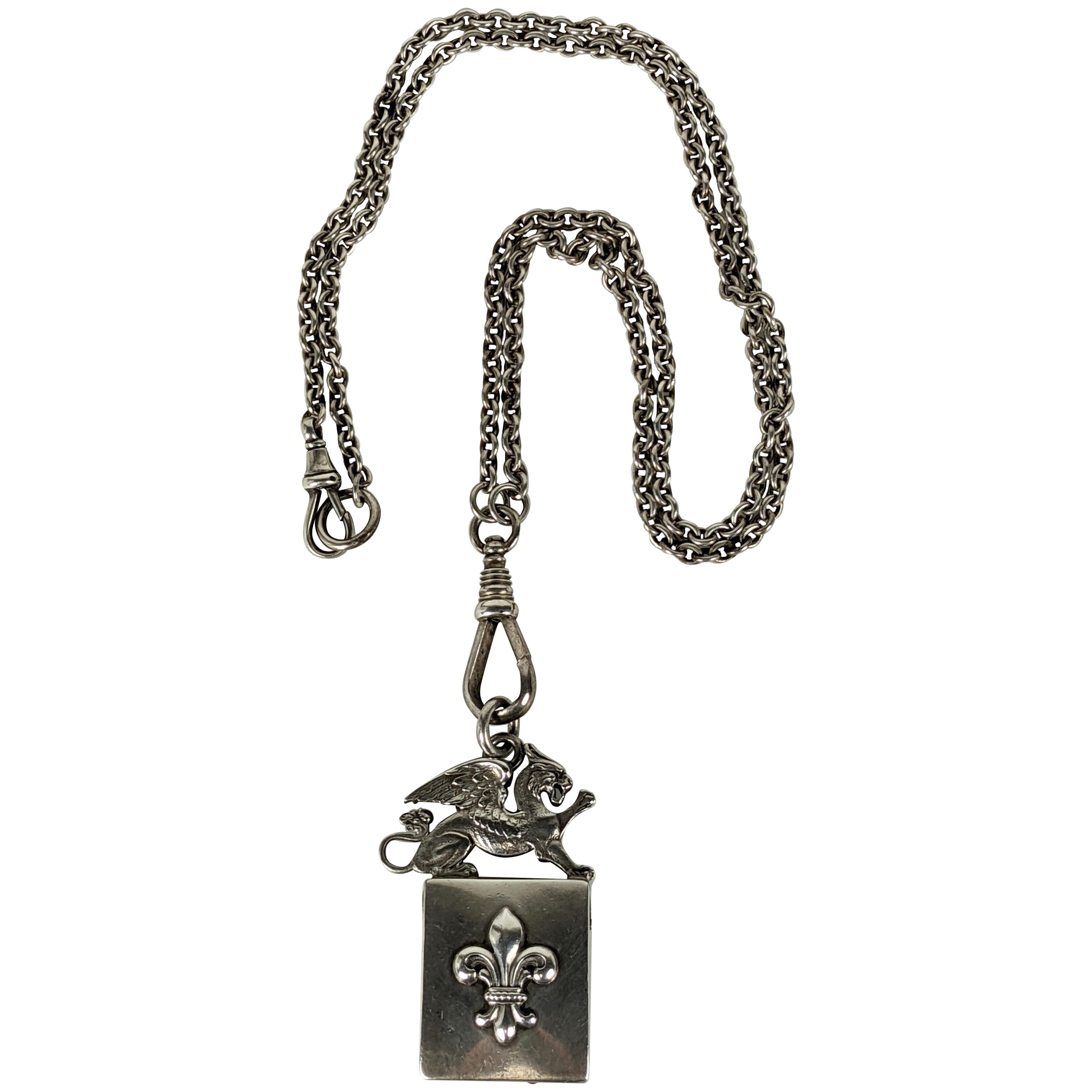 Collier pendentif victorien Shiebler