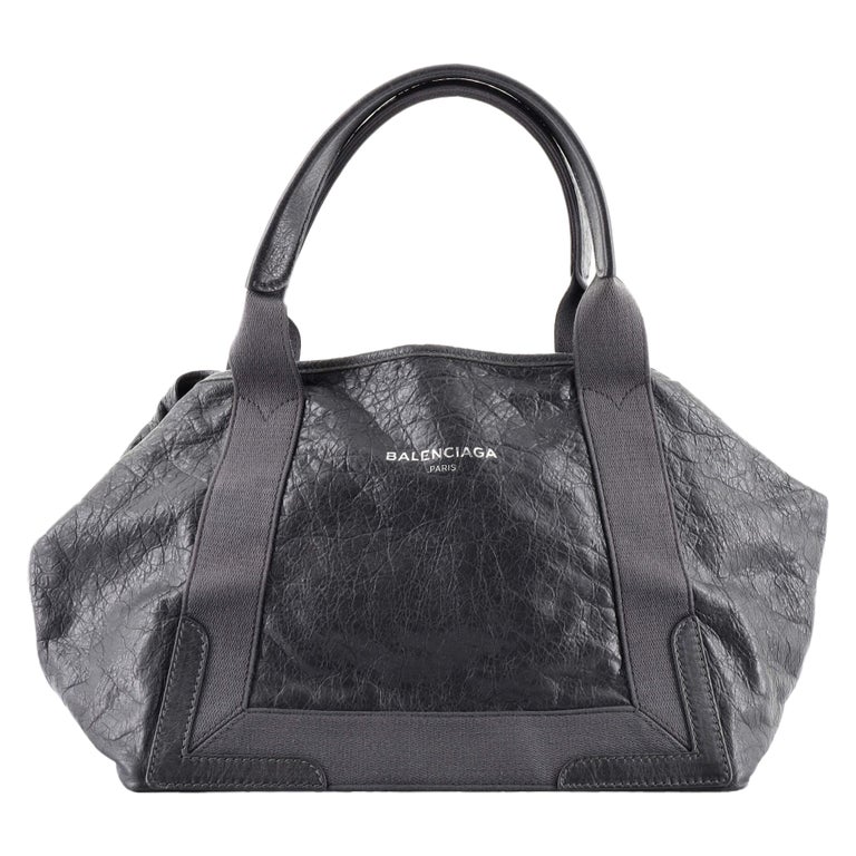 navy cabas balenciaga