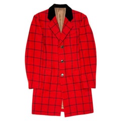 Jean Paul Gaultier Classique AW1997 Checked Overcoat