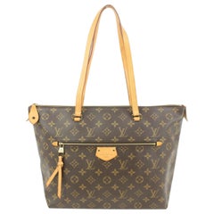Louis Vuitton Discontinued Monogram Iena MM Zip Tote Shoulder Bag 79lk328s