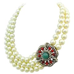 Heidi Daus "Touch of Elegance" Faux Pearl Necklace 2