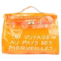 Hermès Translucent Orange 1998 Souvenir De L'Exposition Kelly Bag 80h328s