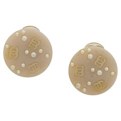 2003 Logo Chanel Clip-Ohrringe