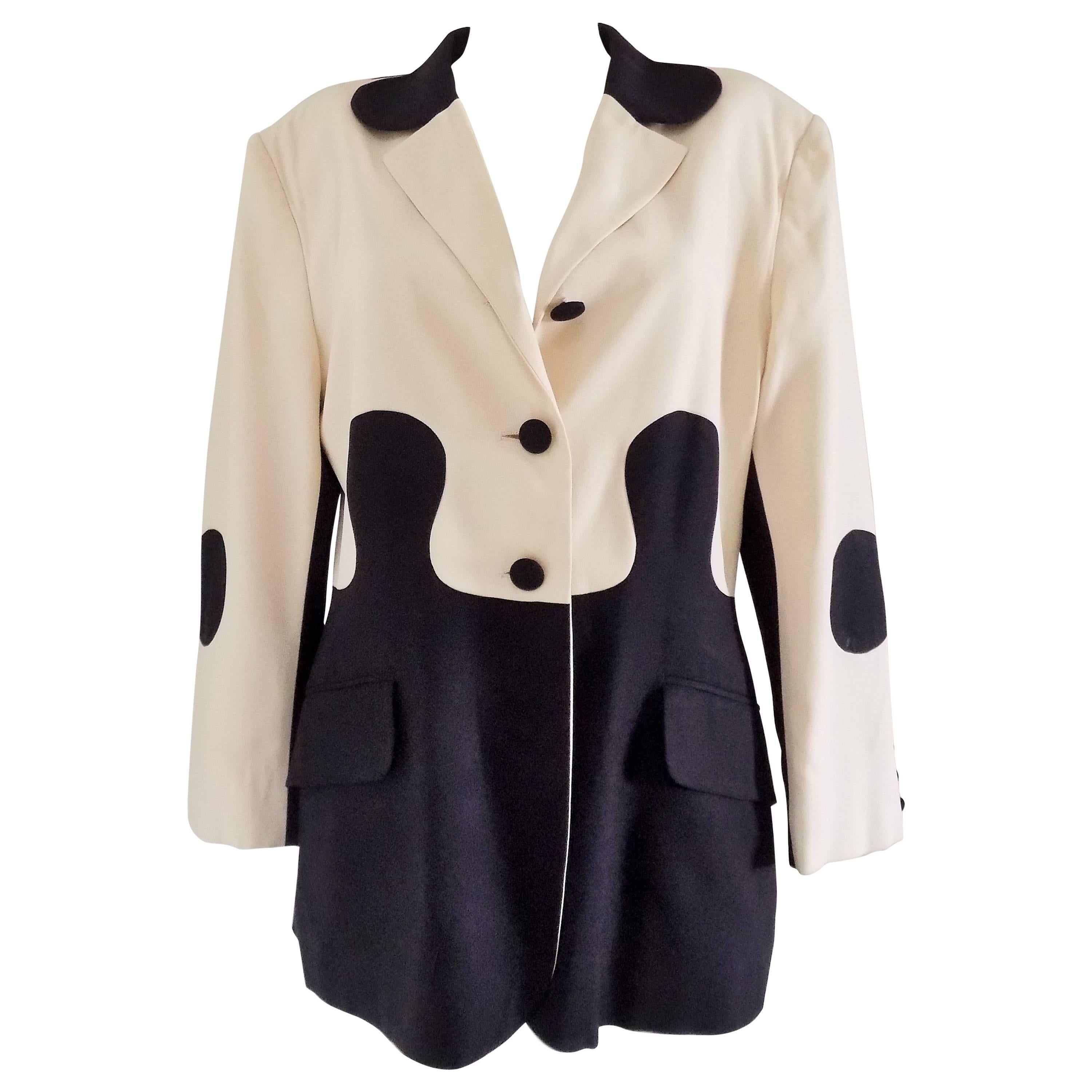 1980s Moschino Cheap & Chic "Puzzle" jacket