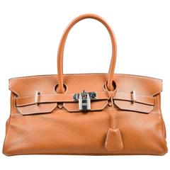 Hermes Caramel Tan Togo Leather 42cm "Shoulder Birkin" Bag