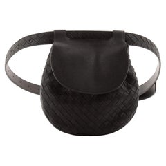Bottega Veneta Flap Belt Bag Intrecciato Nappa Small