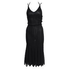 Christian Dior Black Slip Dress