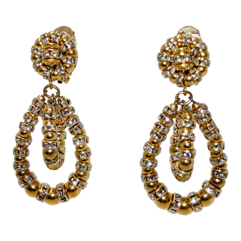 Françoise Montague Baghera Clip Earrings For Sale at