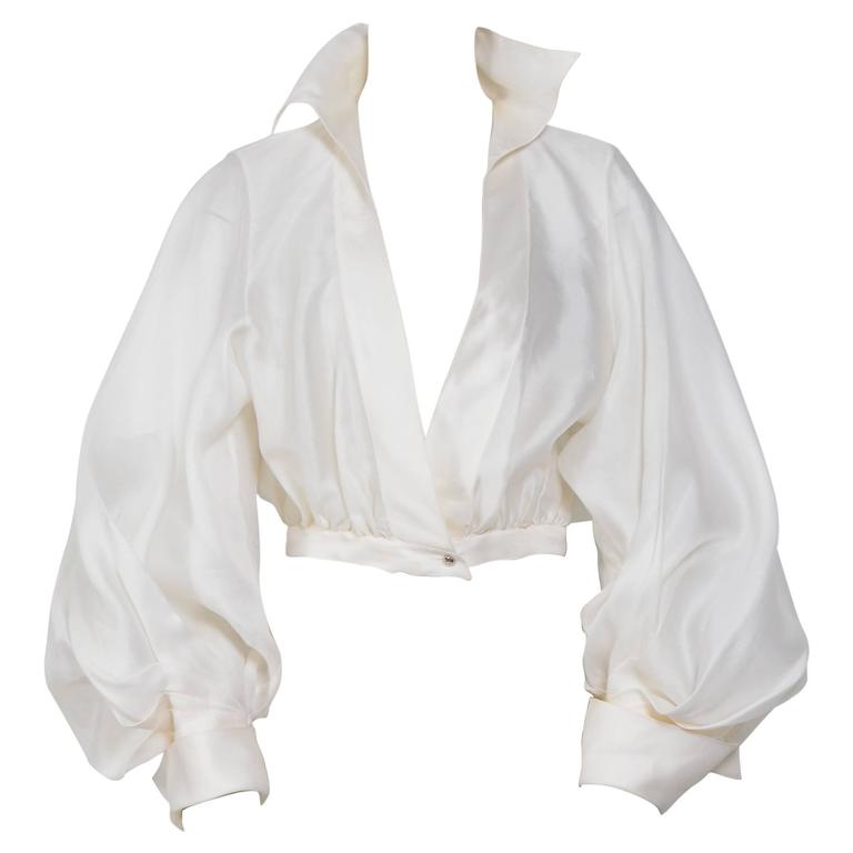 CLAUDE MONTANA VIntage Signature White 