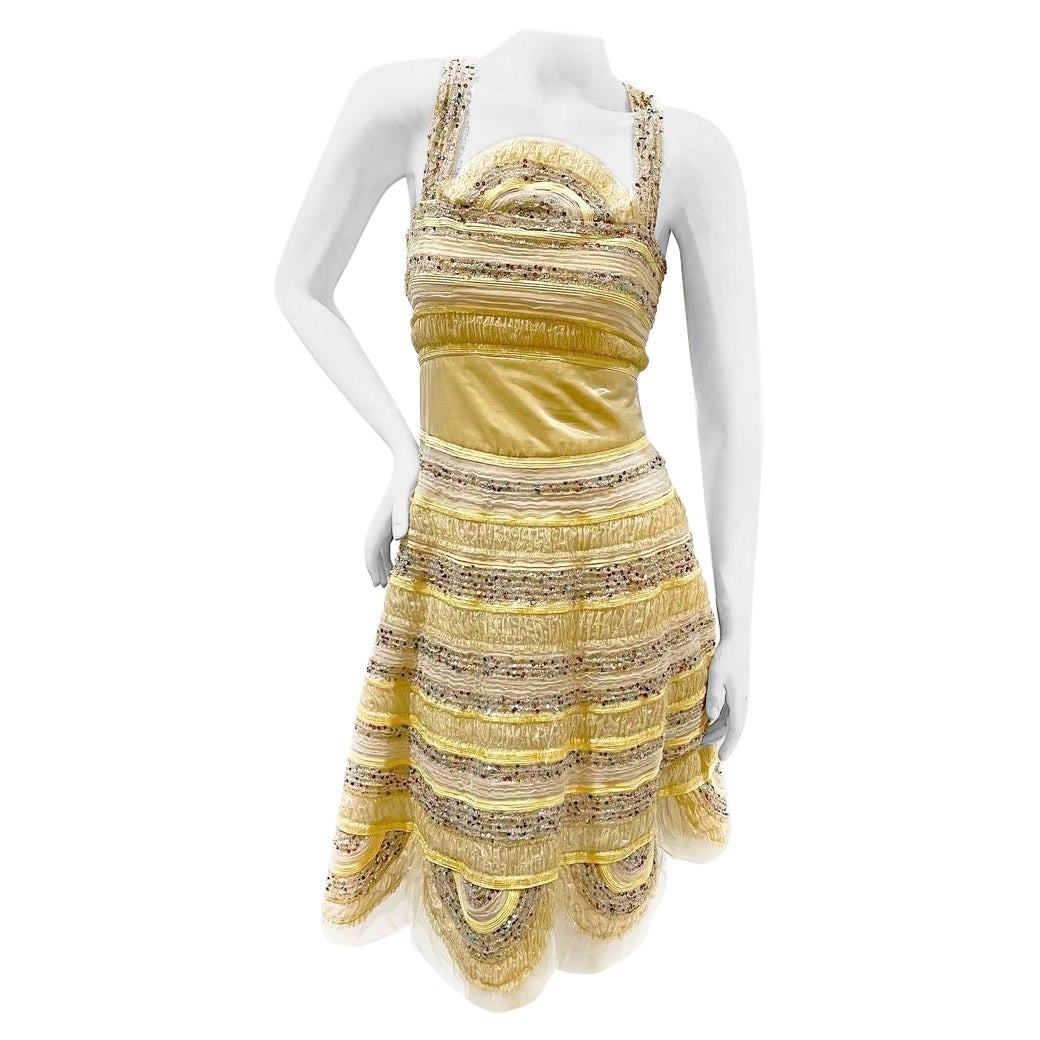 Fendi Tulle Sequin Dress SS2008