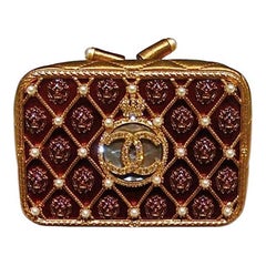 Very Rare Minaudiere Chanel Moscow Lion Head Clutch