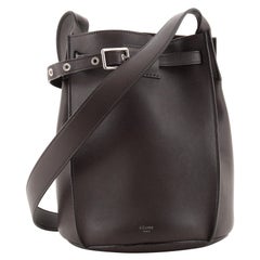 Celine Long Strap Big Bag Bucket Leather