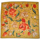 Mehrfarbiger „Tulips“-Seidenschal von Longchamp