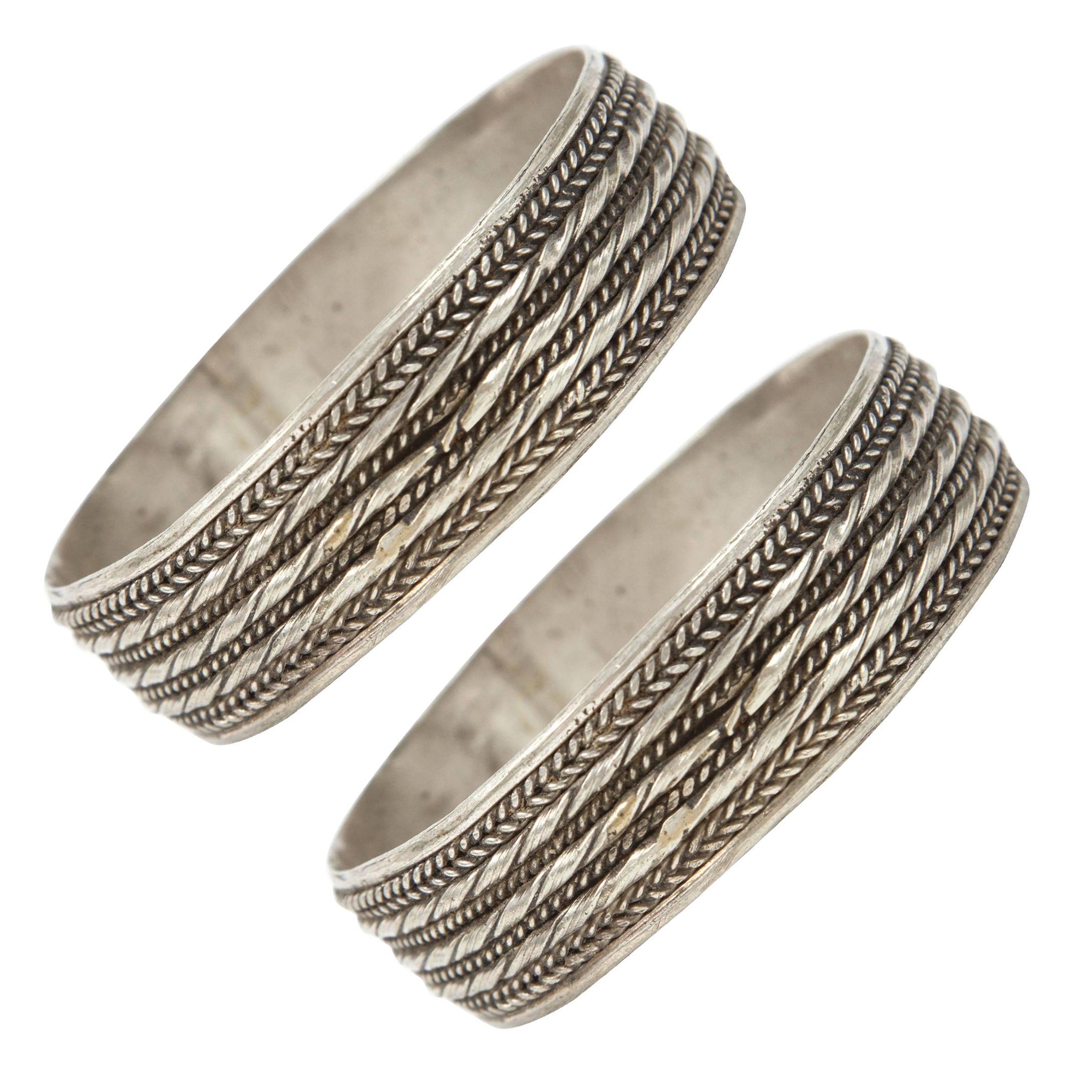 Pair of Moroccan Berber Tribal Bracelets