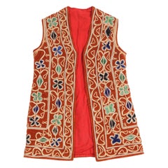 Vintage Bohemian Turkish Red Vest
