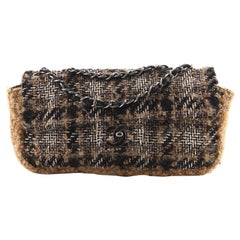 Chanel CC Chain Flap Tweed avec Shearling East West