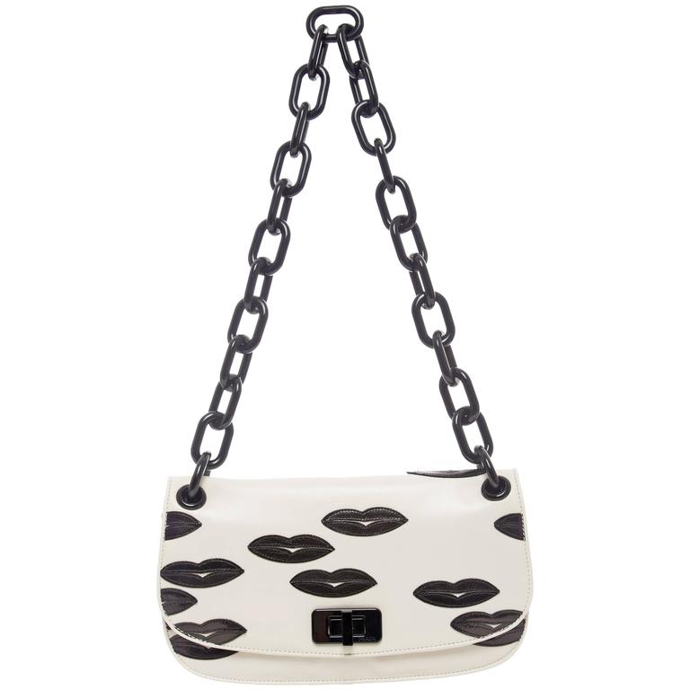 prada lips bag
