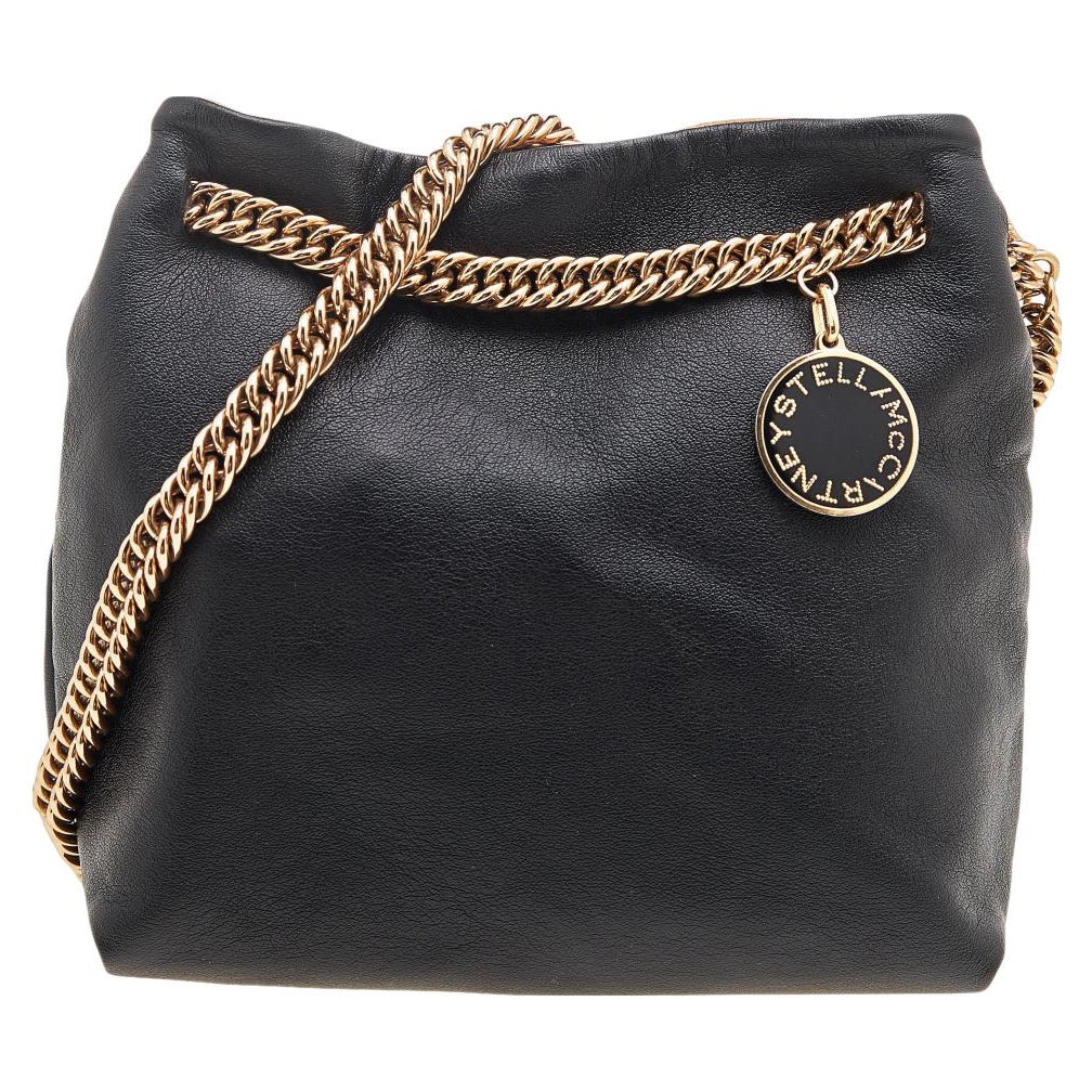 Stella McCartney Black Faux Leather Noma Shoulder Bag