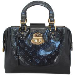 Louis Vuitton Navy Monogram Vernis "Melrose Avenue" Handbag - GHW - 2010