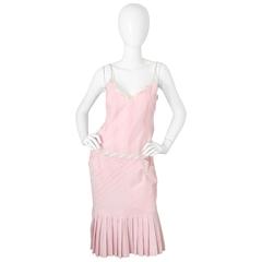 2003 Chanel Light Pink Tank & Skirt Set