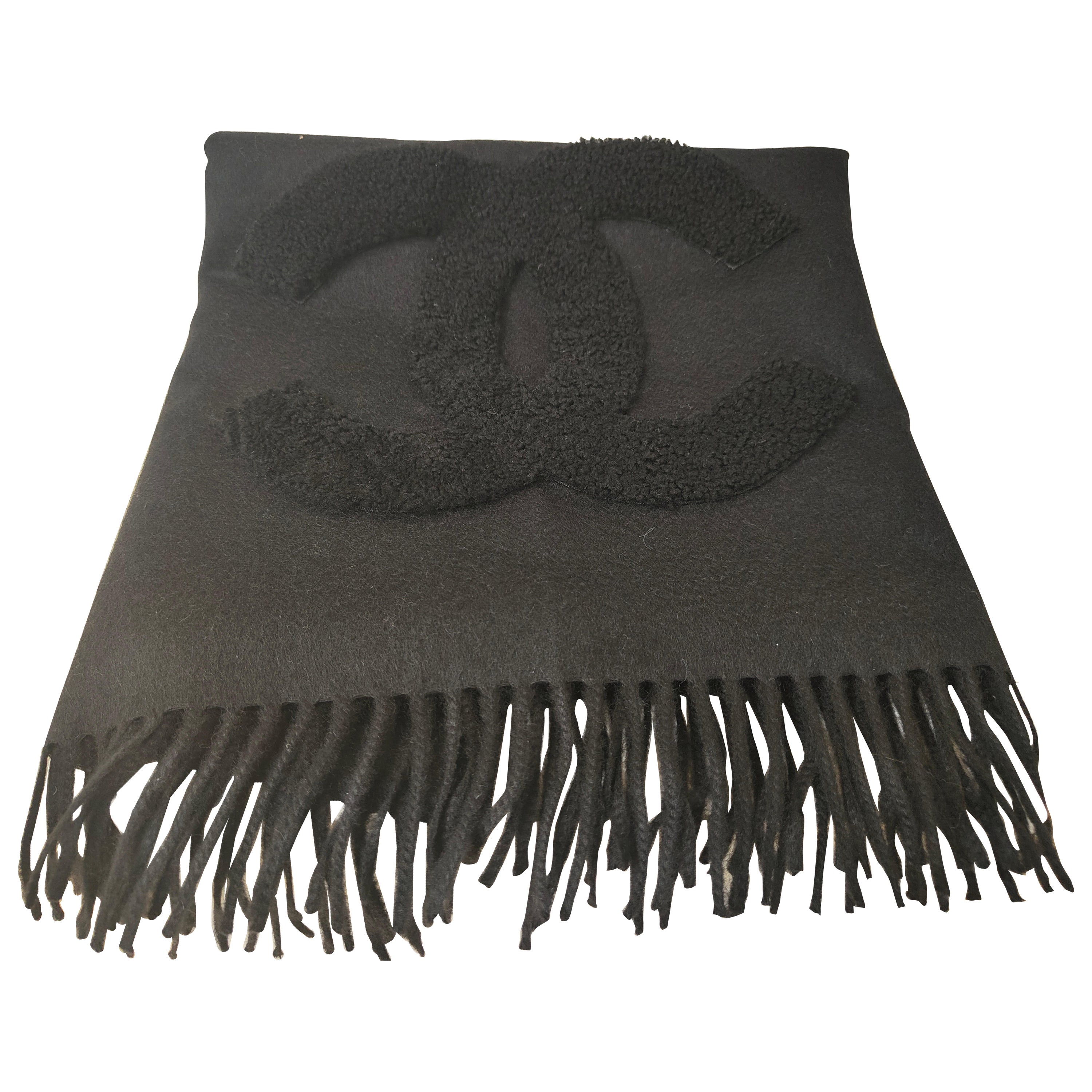 Chanel Cc Scarf - 78 For Sale on 1stDibs