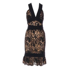 2011 Vintage Emilio Pucci Black Lace Dress NWT