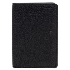Louis Vuitton Black Taurillon Leather Pocket Organiser