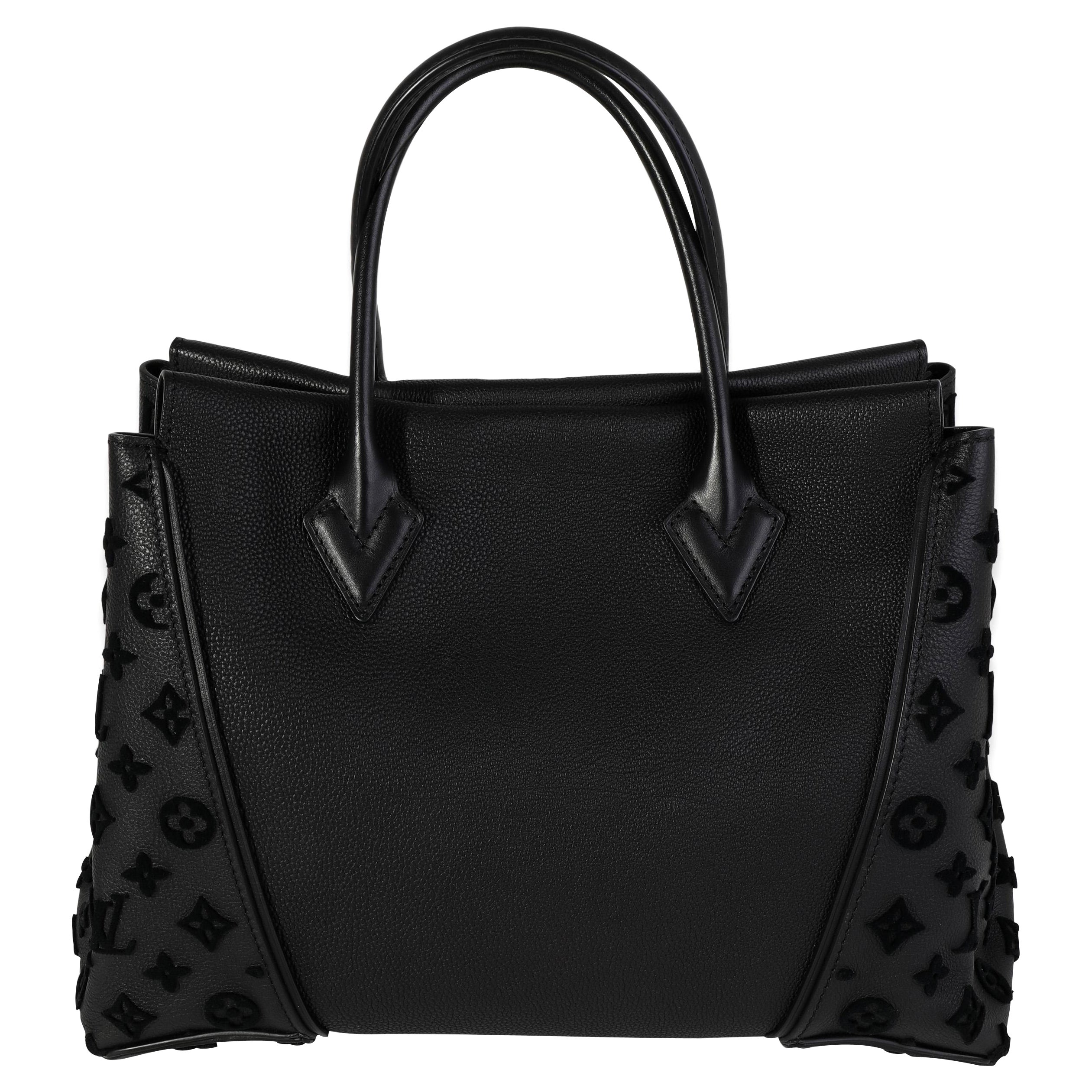 Louis Vuitton Black Veau Cachemire Calfskin W Tote