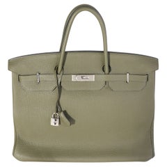 Hermès Vert Veronese Togo Birkin 40 PHW