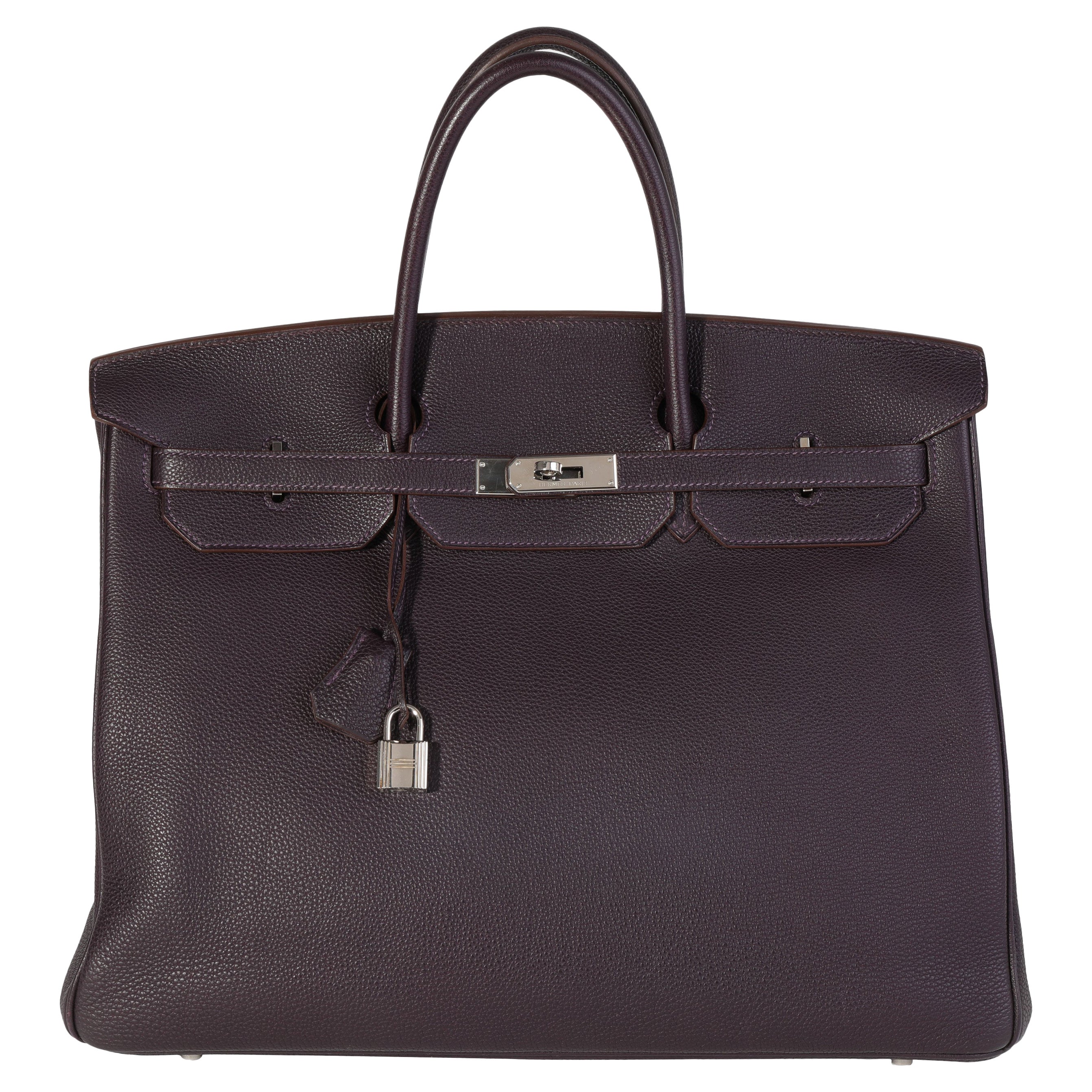 Hermès Raisin Togo Birkin 40 PHW