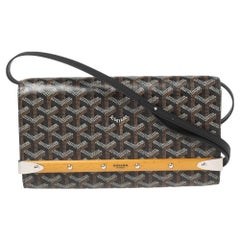 GOYARD MONTE CARLO PM SILVER CLUTCH CROSSBODY- RARE AND LIMTED