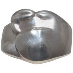 Tiffany & Co. Elsa Peretti 1982 Silver Crab Cuff 4