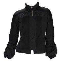 Nuevo Tom Ford for Gucci F/W 2004 Chaqueta cálida de nailon negro 44