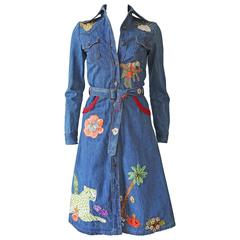 Peter Golding 'Ace Jungle Jean' Denim Dress, c. 1974 2