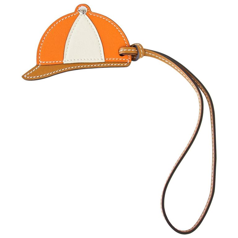 HERMES Paddock Bombe Equestrian Helmet Hat Bag Charm at 1stDibs