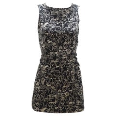 Moschino black and white dress