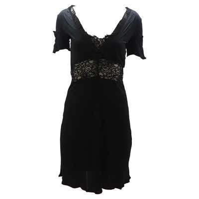 1970s Chiara Boni black dress For Sale at 1stDibs